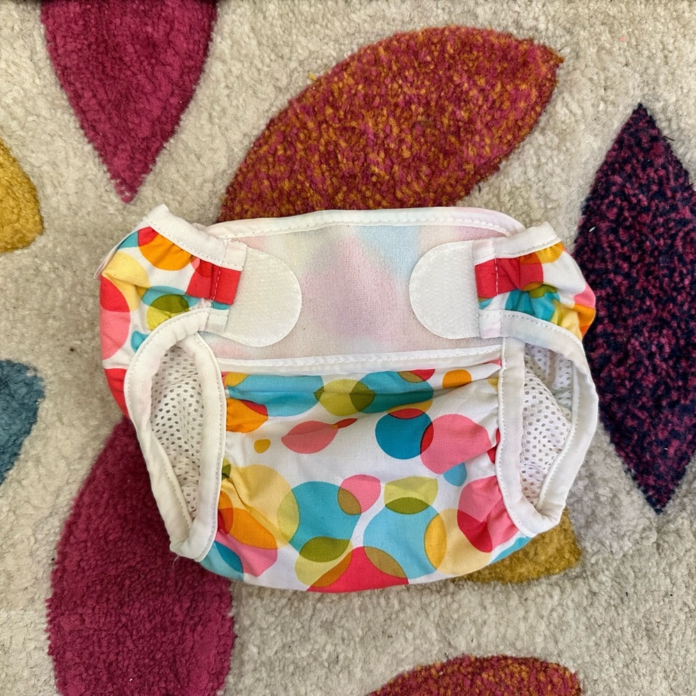 Vibrant Multicolor Kids Swim Diaper Cover